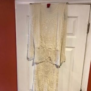 Lace skirt and blouse